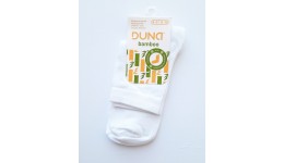Дитячі шкарпетки DUNA 416 демі  розм.35-38 Білі 75%бамбук  23%поліамід  2%еластан