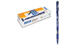 Ручка кулькова масляна  Glycer  синя 0.7 мм  LINC  арт.411916 (12 шт. в упаковці)