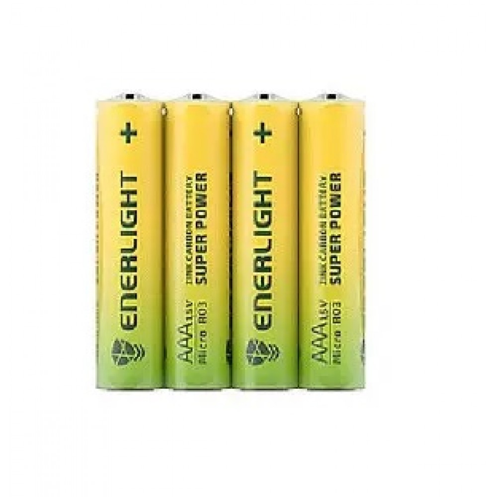 Батарейка сольова ENERLIGHT SUPER Power AA/R06 (S4) 1*4шт (4/40/480)