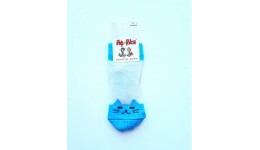 Дитячі шкарпетки р.10 колір Блакитні з сірим  70% бавовна  30% поліамід
