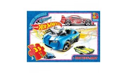 Пазли G-Toys   35 елементів Hot Wheels 769  19*13*3 см  в коробці+плакат