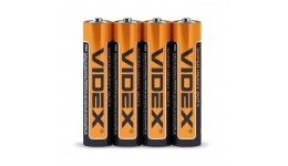 Батарейка VIDEX Super Heavy Duty AAA/R3 (S4) 1*4шт (4/60/1440)