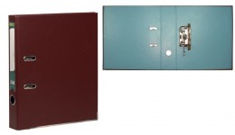 Папка реєстратор А4 4OFFICE 4-246-11 односторонній 70мм. БОРДО (1/10)