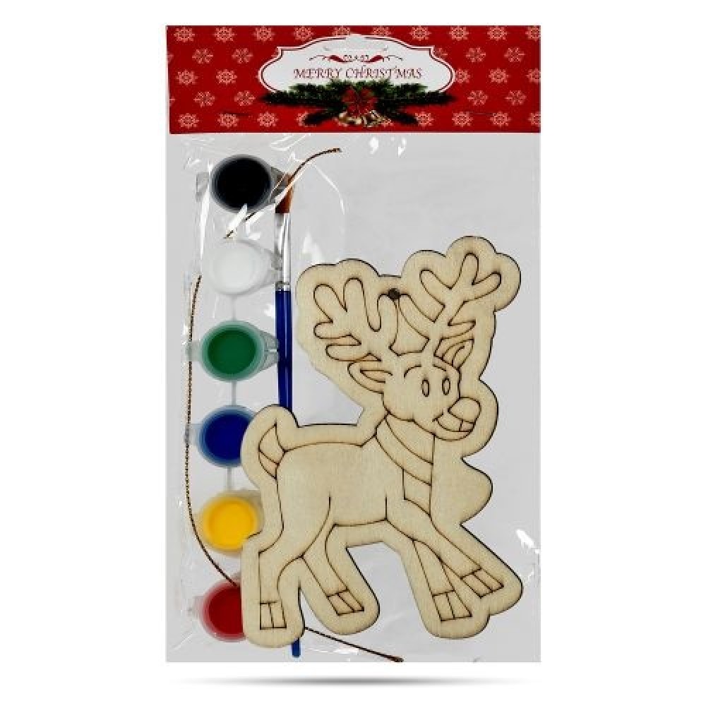 Ялинкова прикраса своїми руками Оленя  R96416  Art  з фарбами 10*13см (1/12)