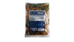 Гумка для банкнот BUROMAX 5517  1000г асорті (1/400)