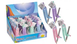 Циркуль Барвінок 9-605 з універс. тримачем і олів  12 cм  пластик  асорті (24 шт.в коробці)