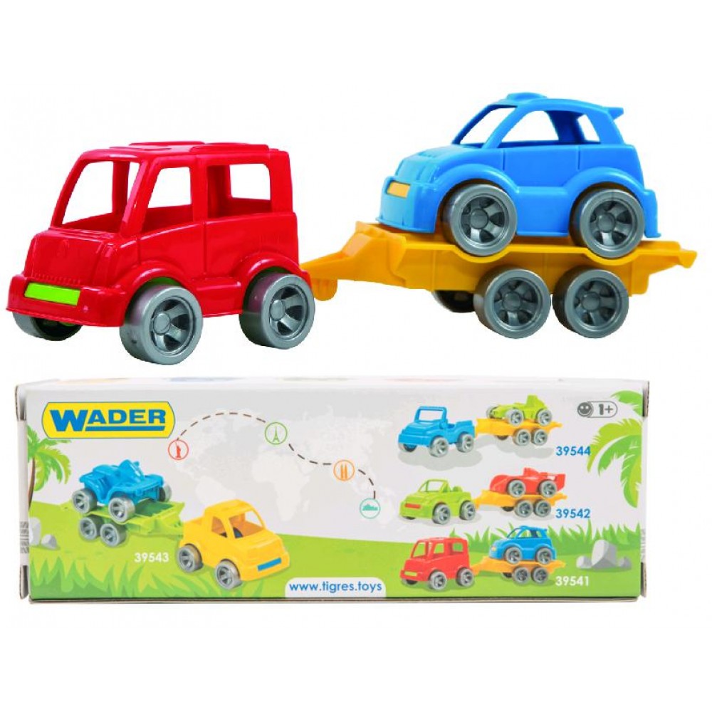 Набір авто  Kid cars Sport  3 ел. (автобус + гольф) в кор.26*9*8см  ТМ Wader