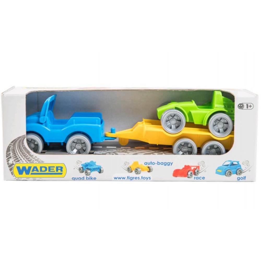 Набір авто  Kid cars Sport  3 ел. (джип + багі) (Wader)