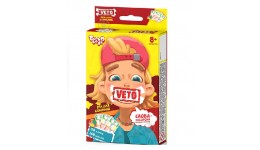 Гра карткова  VETO міні розважальна від 4 гравців 9х13.5х12.5 см TM Danko Toys  (1/10)