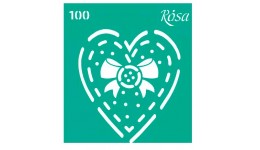 Трафарет багаторазовий ROSA TALENT № 100 самоклеючий 9*10см (1)