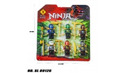 герої Набір з 6 фігурок Ninjago 89126 на планшетці 18х17.5