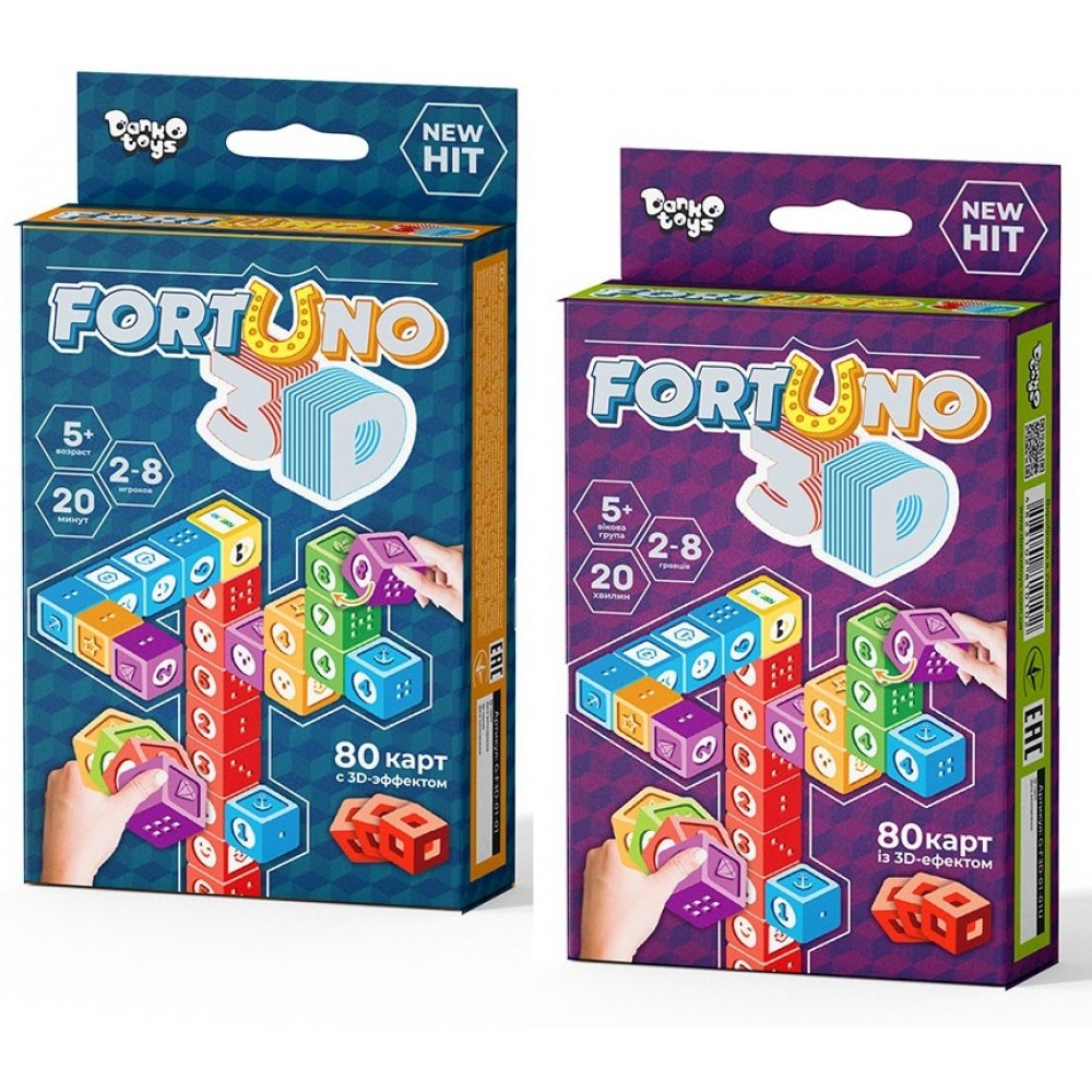 Гра настільна карткова  Fortuno 3D  укр (1/32) Данко Тойс