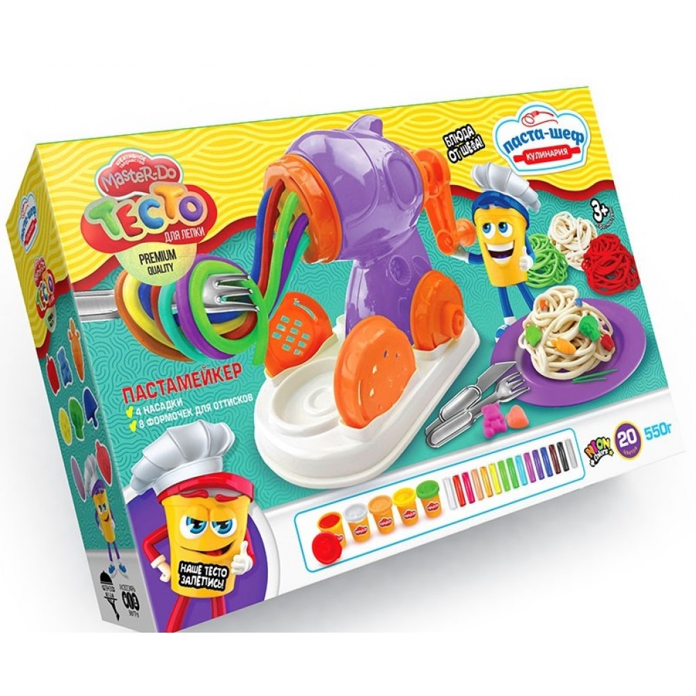 Тісто для ліпки  MASTER DO  Паста-шеф укр (1/4) ТМ Danko toys