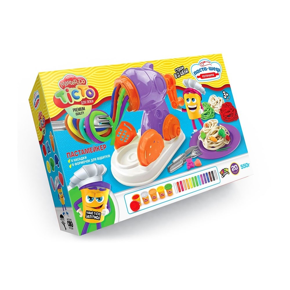 Тісто для ліпки  MASTER DO  Паста-шеф укр (1/4) ТМ Danko toys