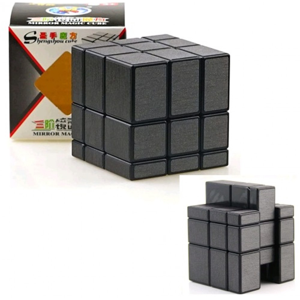 Головоломка Кубик Mirrior ShengShou (чорний) 7097A  6*6 см дзеркальний куб 3х3