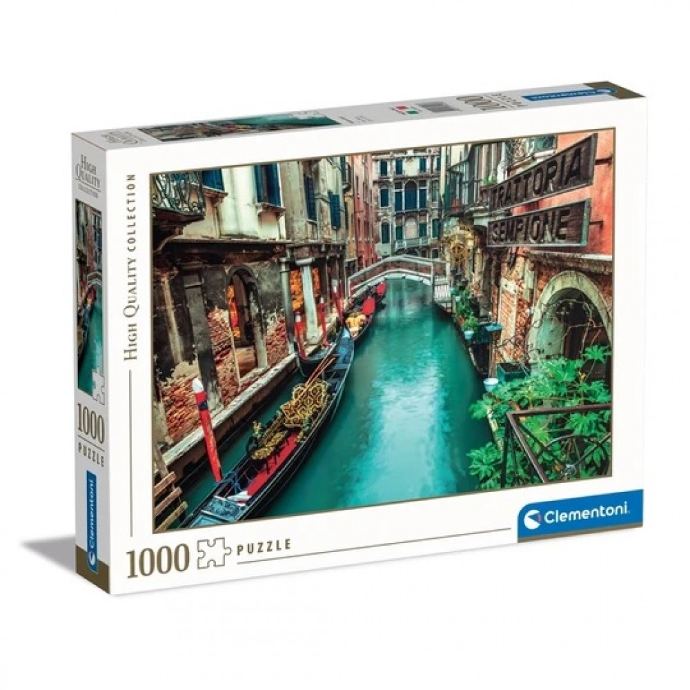 Пазли Clementoni  1000 ел. (39458) Канал у Венеції