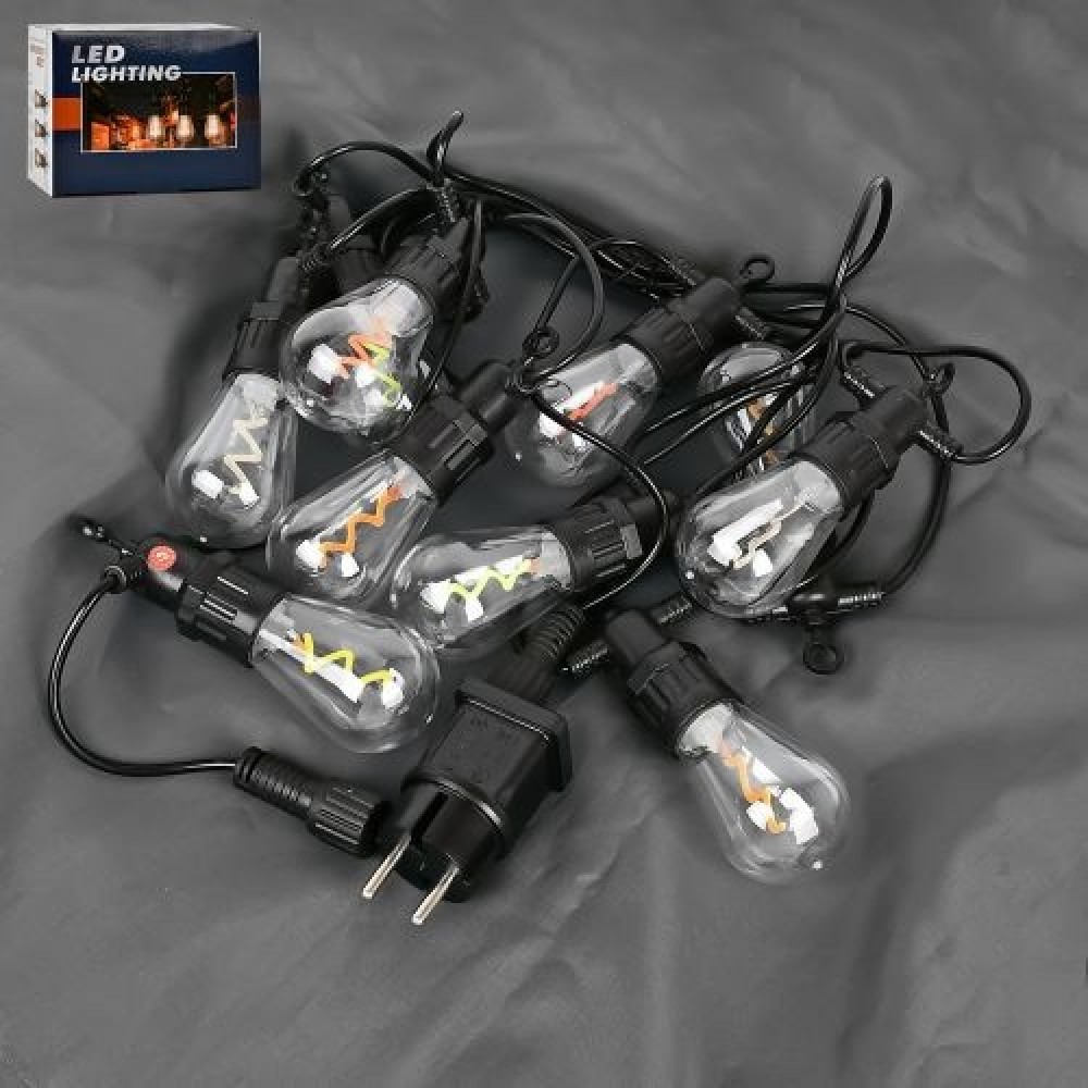 світлодіодна гірлянда зовнішня 500 см R95899  Лампочки спіраль  10led