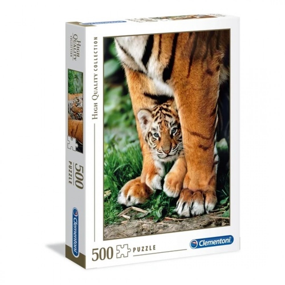 Пазли Clementoni   500 ел. (35046) Дитинча Бенгальського тигра