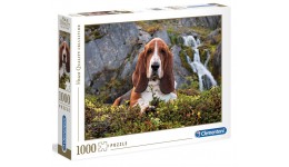 Пазли Clementoni  1000 ел. (39511) Собака біля водоспаду