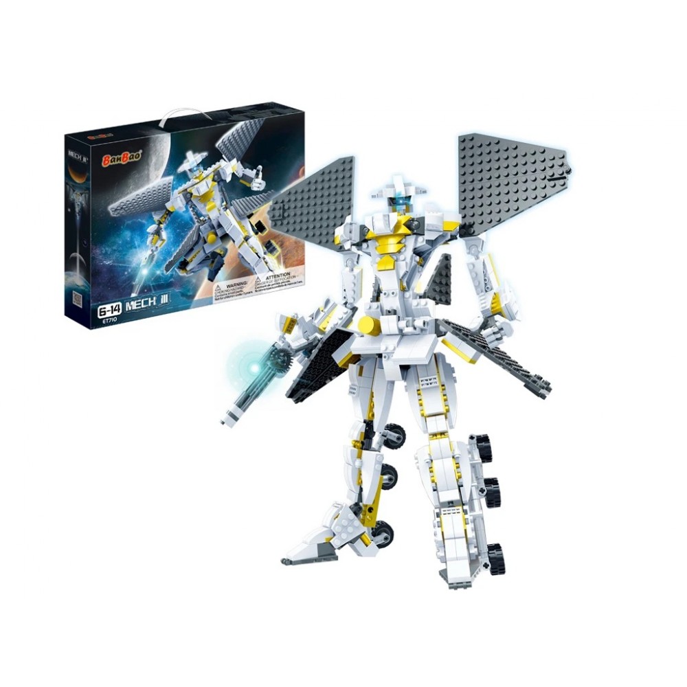 Конструктор BANBAO трансформер  Mech 3  Самурай ET710 (567 елм.)