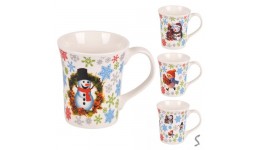 Чашка новорічна  Snowman  360мл R35758 кераміка