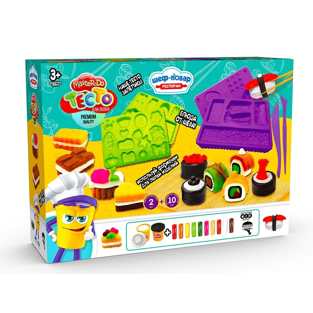 Тісто для ліпки  Master Do  17-02 Шеф-кухар. Ресторан (у) ТМ Danko toys