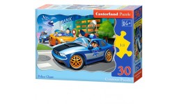 Пазл Касторленд  30 (3785)  поліцейське авто 32*23 см