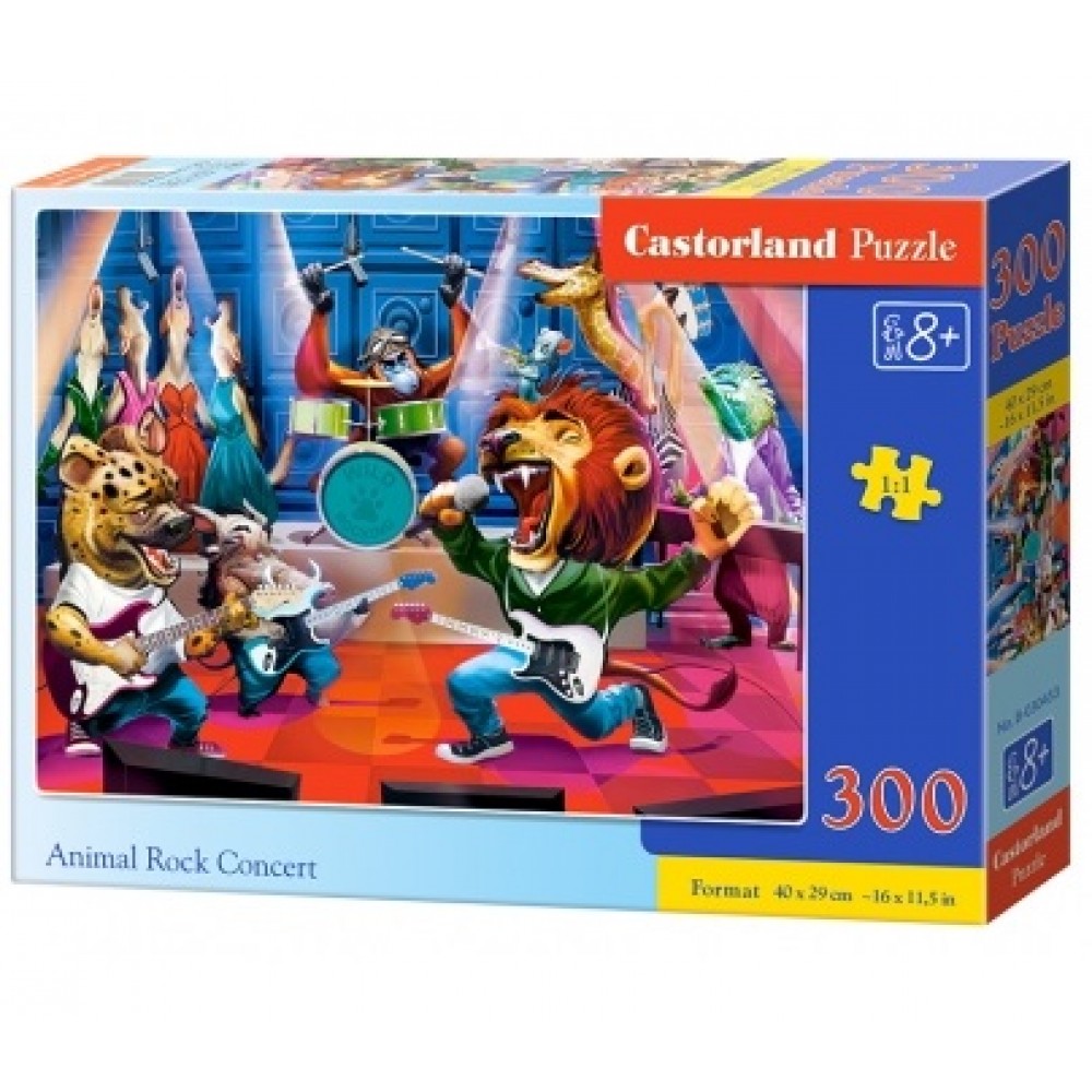 Пазл Касторленд  300 (453) Animal Rock Concert 40*29 см