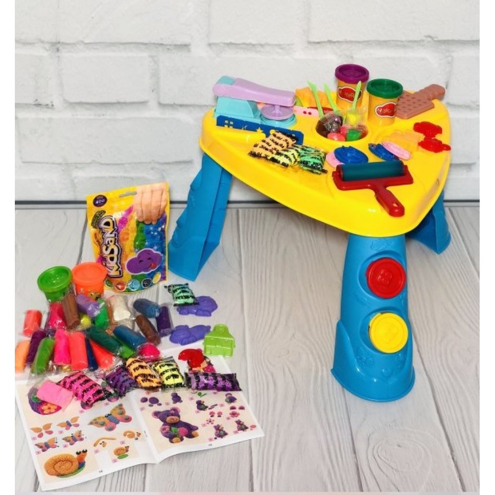Стіл з набором для творчості  MULTI TABLE  80пред. в кор.39*52 2*11см.ТМ Danko toys